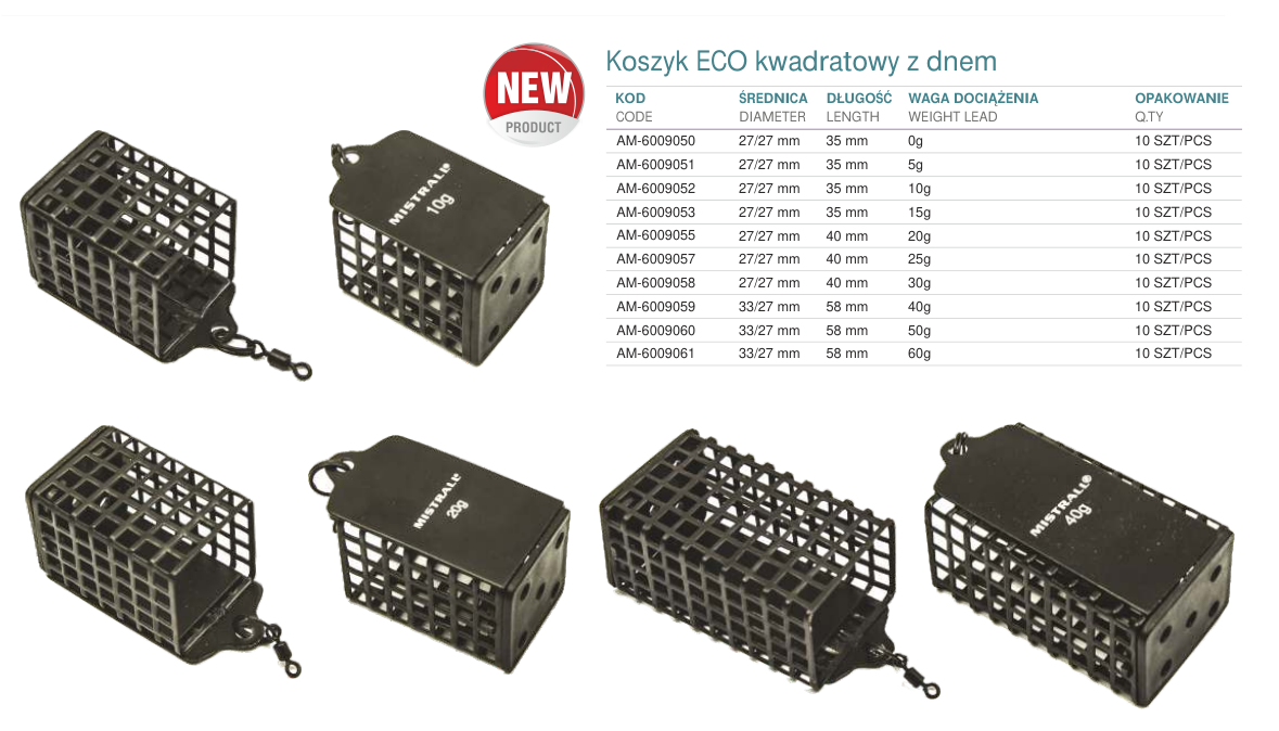 HRANILICA KVADRATNA  ECO 58MM 25/25 30G